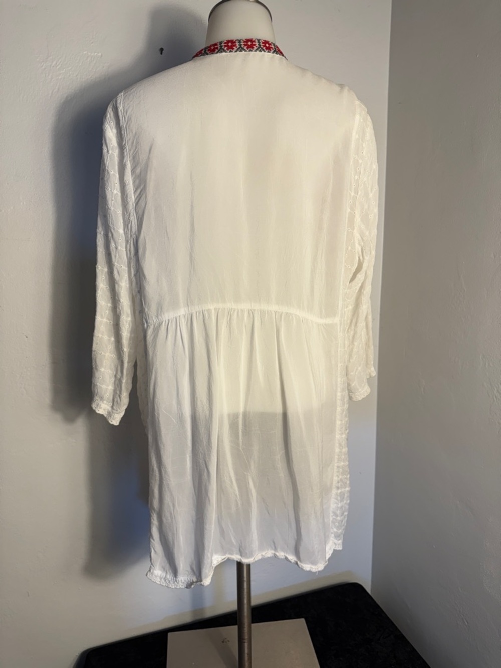 Johnny Was Embroidered  Boho Top XL - Picture 6 of 7